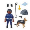 Playmobil - 71162 -  Policier avec chien de recherche.